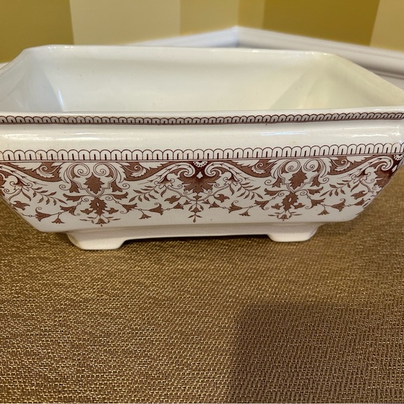 Antique T & R Boote TOURNAY Soup Tureen Brown Transferware , 1885 Aesthetic Move - Picture 4 of 13